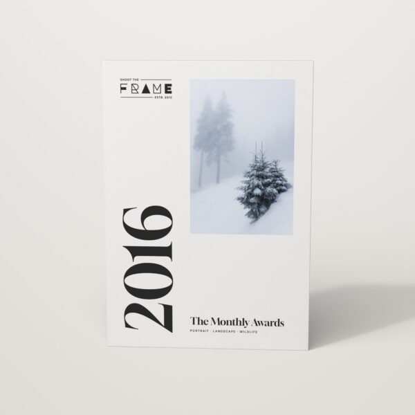 Front cover of The 2016 Monthly Awards, Shoot The Frame photography book