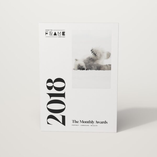 Front cover of The 2018 Monthly Awards, Shoot The Frame photography book