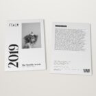 The 2019 Monthly Awards by Shoot The Frame lying flat, front cover and back cover side by side