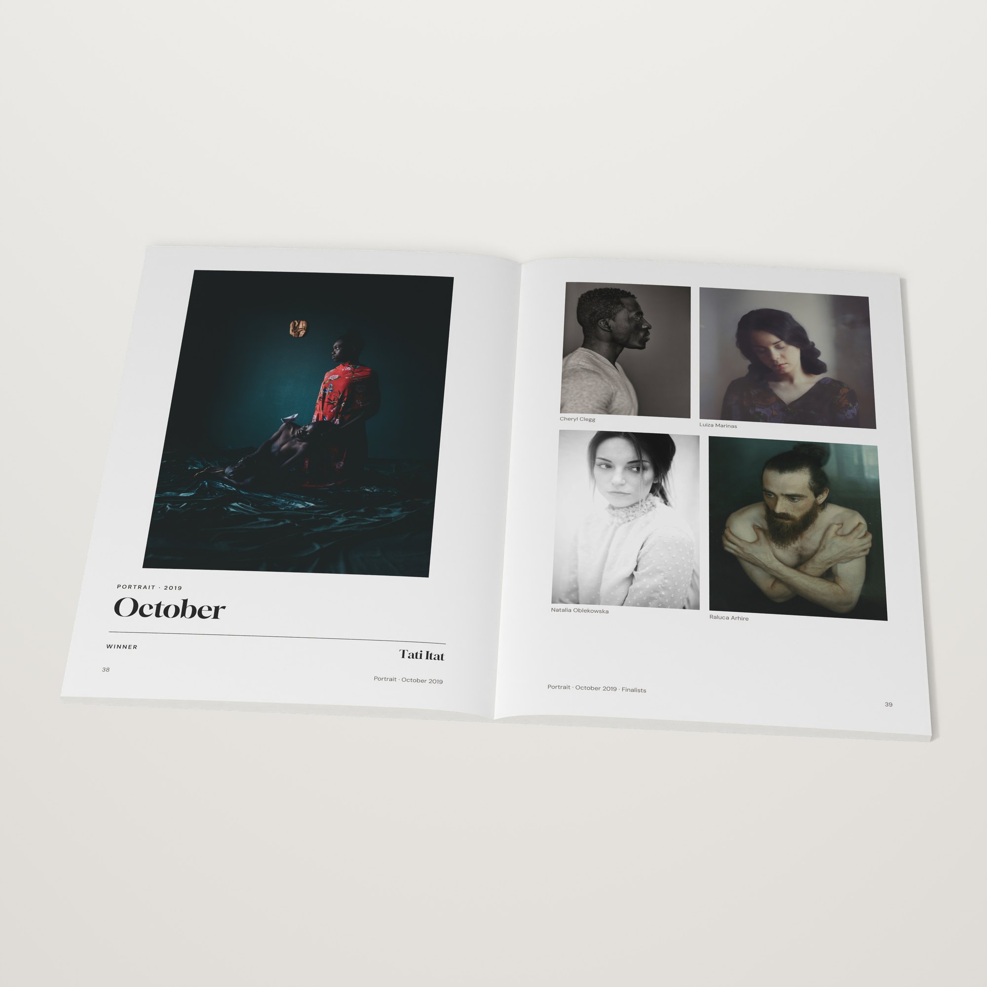 The 2019 Monthly Awards open at the Portrait winner by Tati Itat, October 2019