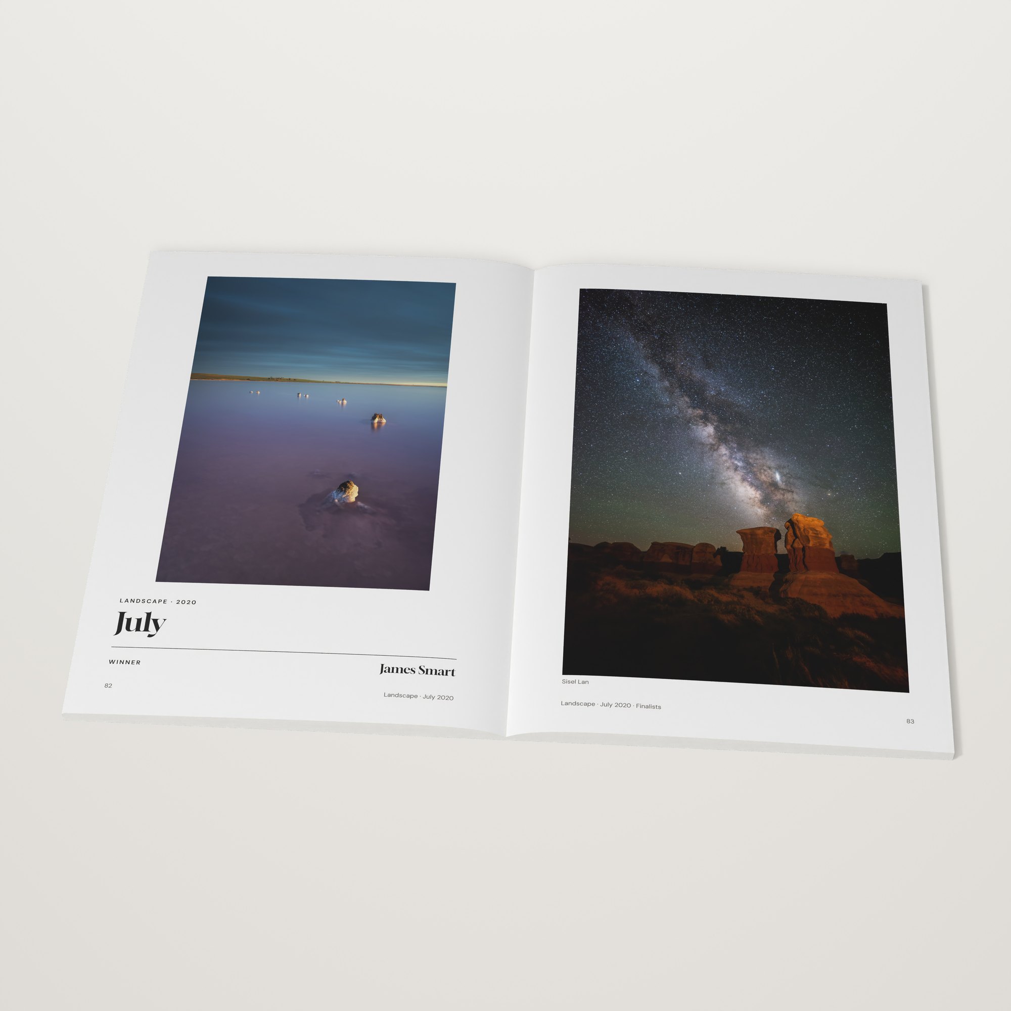 The 2020 Monthly Awards open at the Landscape winner by James Smart, July 2020