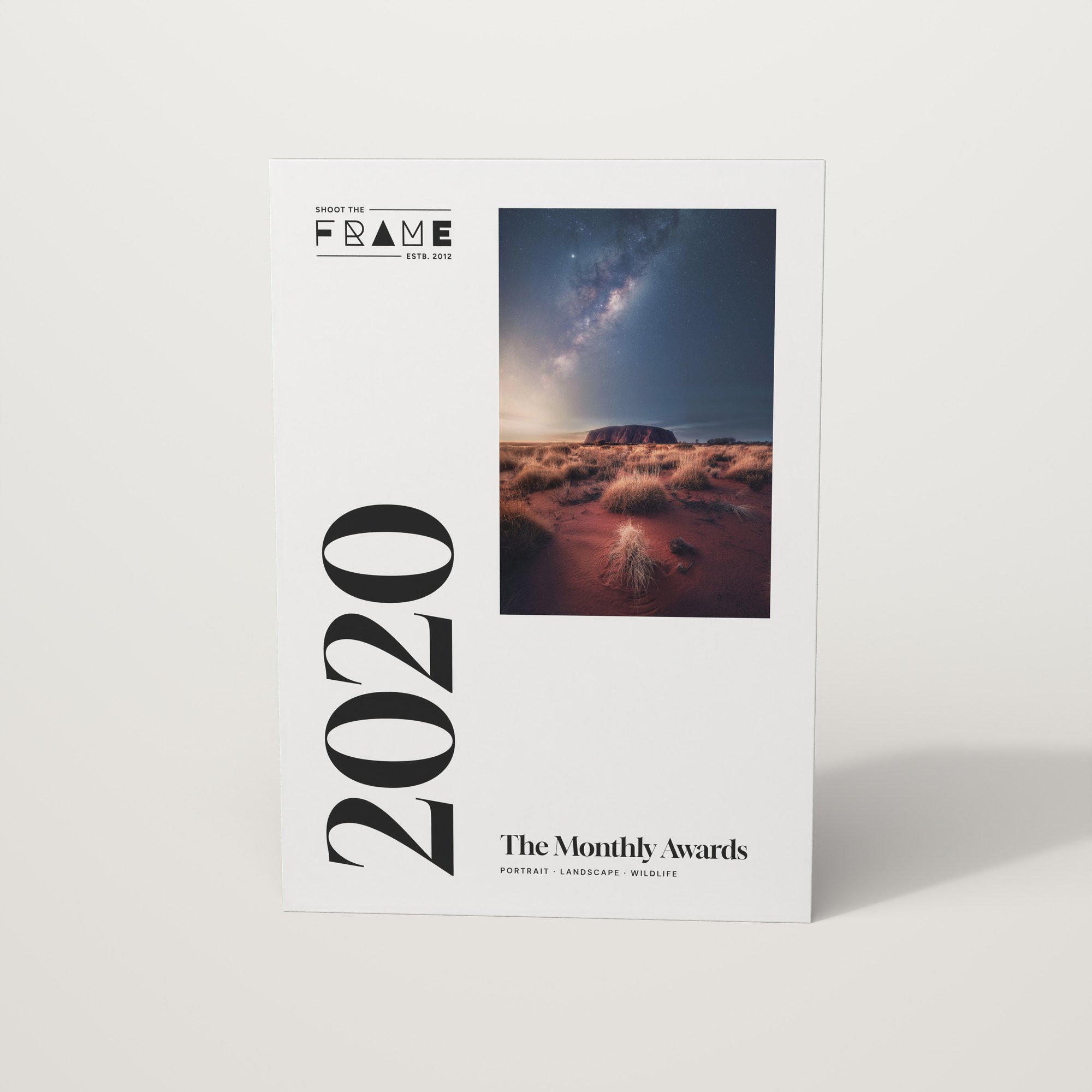 Front cover of The 2020 Monthly Awards by Shoot The Frame