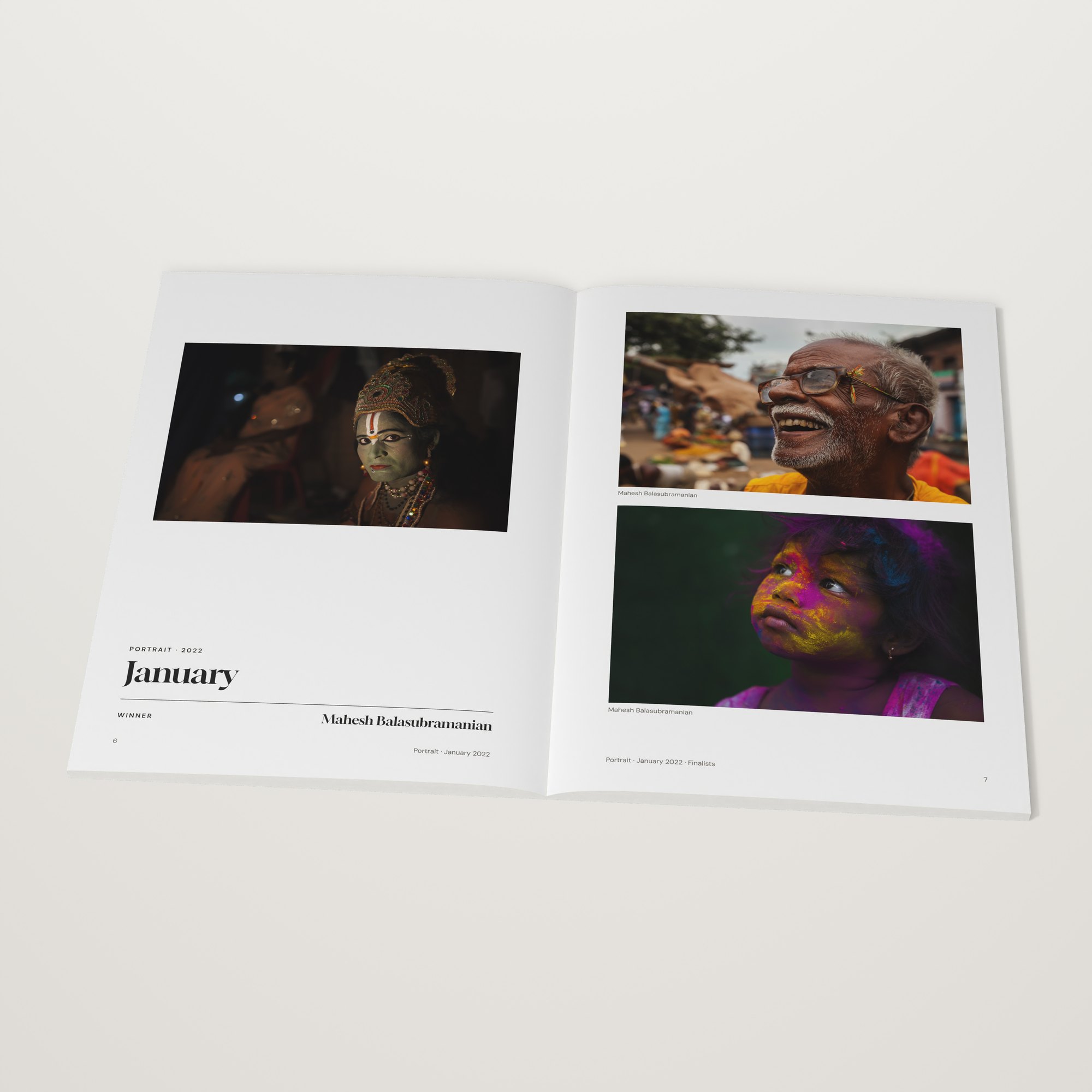 The 2022 Monthly Awards open at the Portrait winner by Mahesh Balasubramanian, January 2022