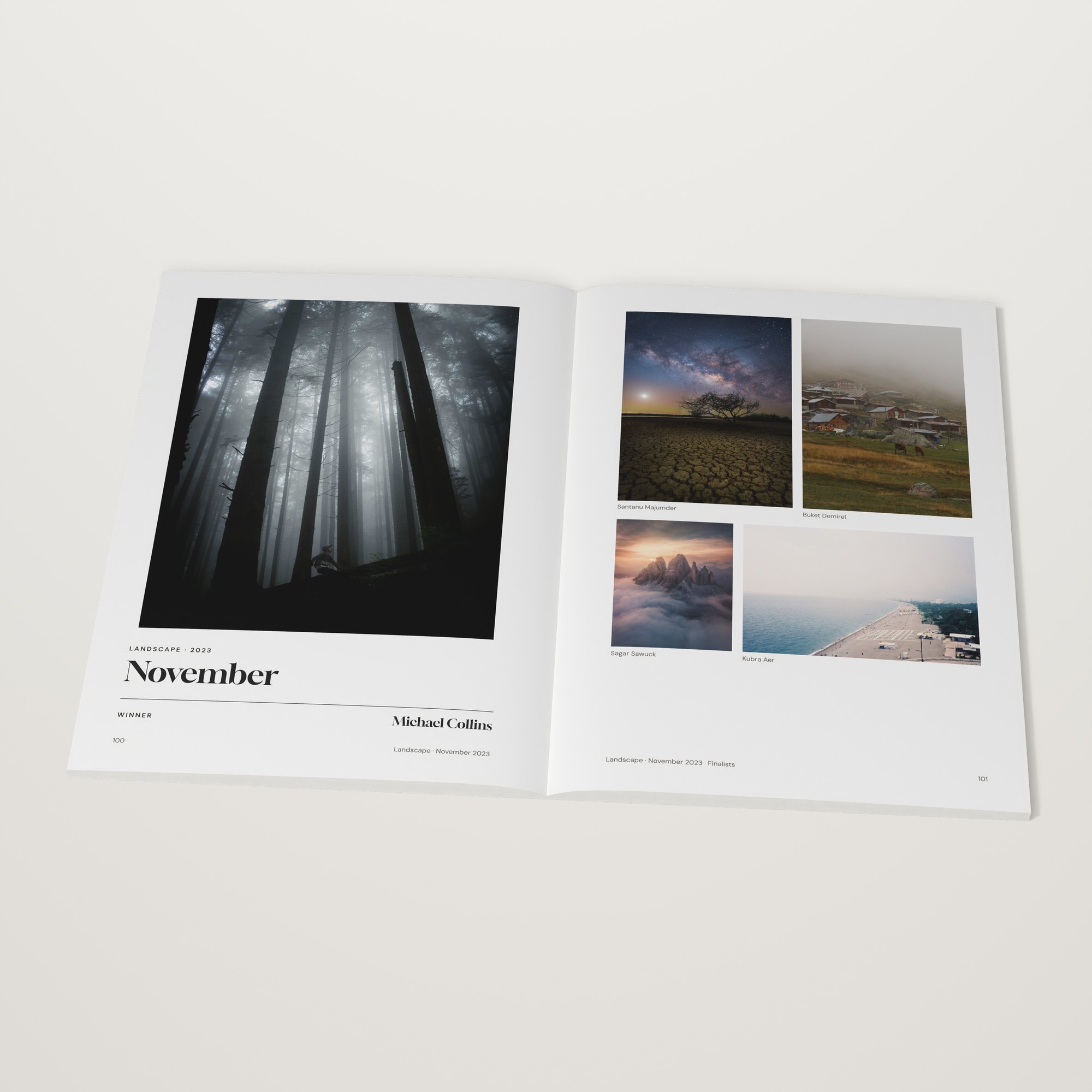 The 2023 Monthly Awards open at the Landscape winner by Michael Collins, November 2023