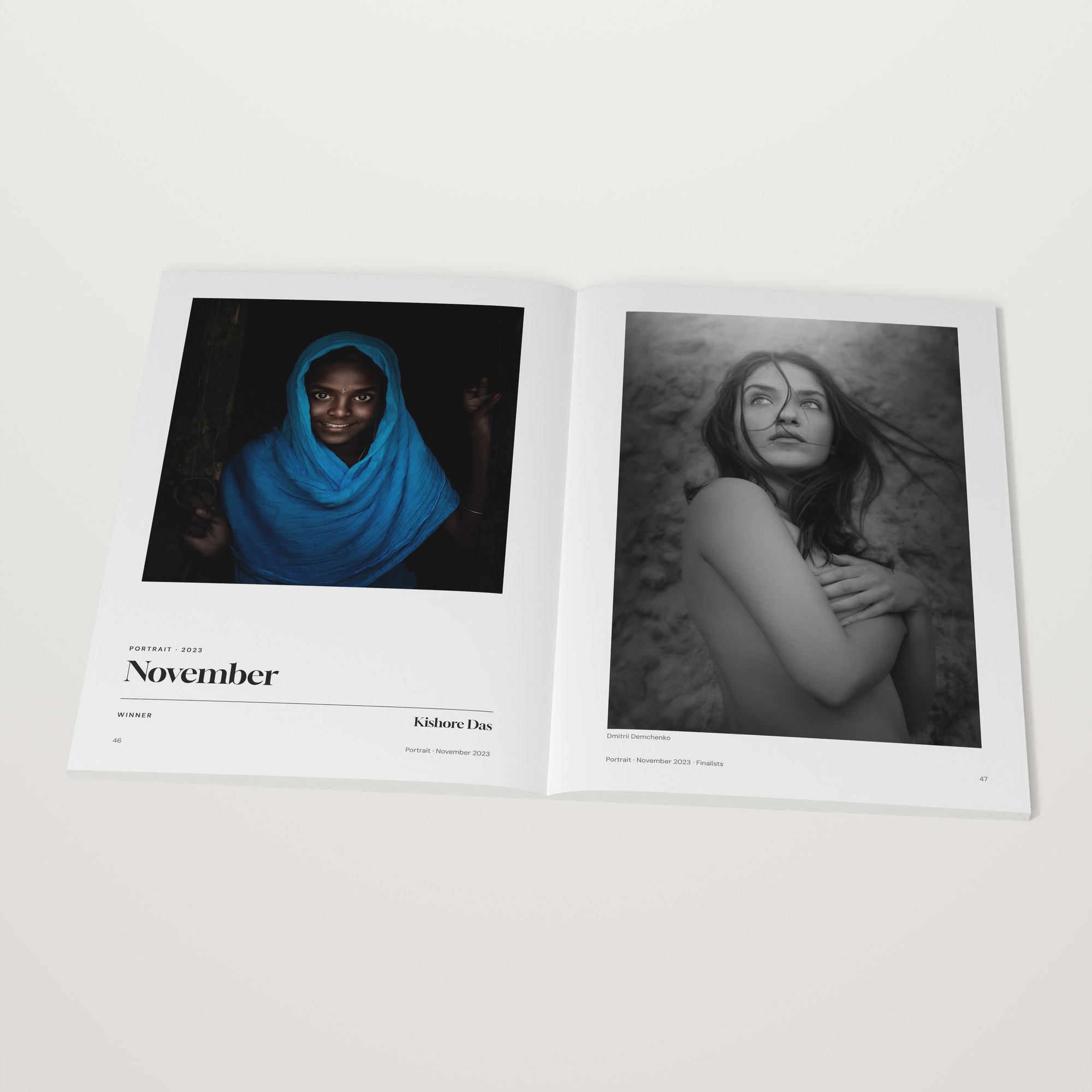 The 2023 Monthly Awards open at the Portrait winner by Kishore Das, November 2023