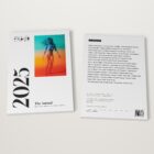 The 2025 Annual by Shoot The Frame lying flat, front cover and back cover side by side